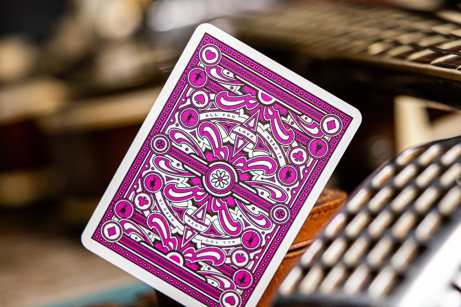 The Beatles Theory 11 Spielkarten (pink)