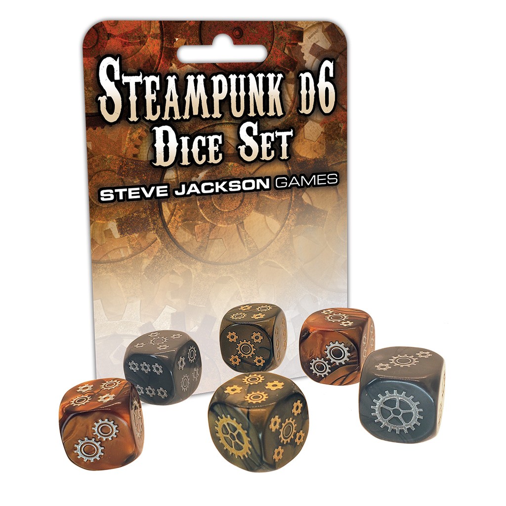 Steve Jackson Games Steampunk D6 Würfel Set